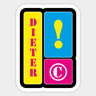 My name is Dieter Sticker